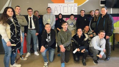 Laïcité célébrée au Lycée Agricole de Montoire 7 toute la classe de seconde bac pro cgea et leurs professeurs avant