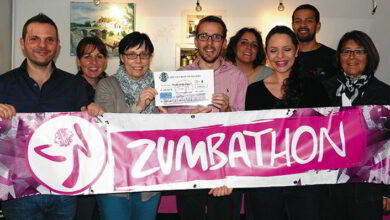 Un chèque de 2.126 € au profit du dépistage organisé du cancer du sein 6 zumbathon remise cheque